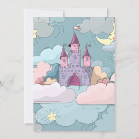 Märchenhafte Party Einladung (Rückseite)