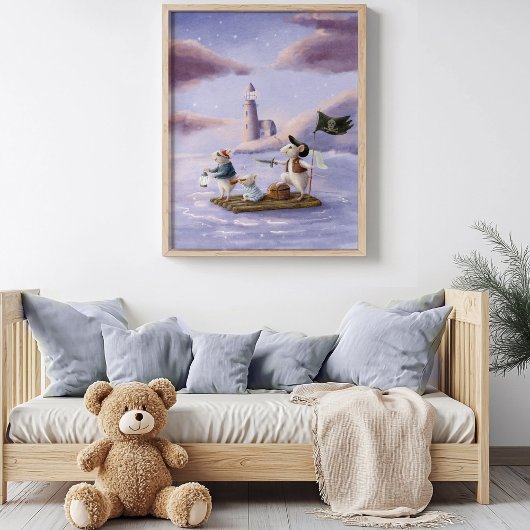 Märchenhafte Piraten-Geschichtenbuch Poster