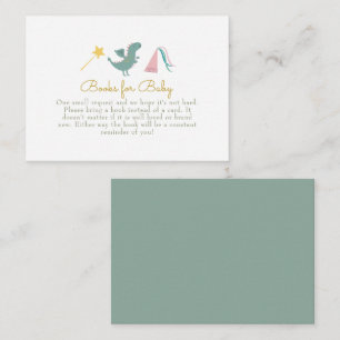 Märchenhafte Princess-Bücher für die Babyverpackun Begleitkarte