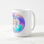 Märchenhafte Prinzessin-Feen-Geburtstag Kaffeetasse (VorderseiteRechts)