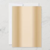 Märchenhafte Rose Blume Dome Moderne Goldene Hochz Einladung (Rückseite)