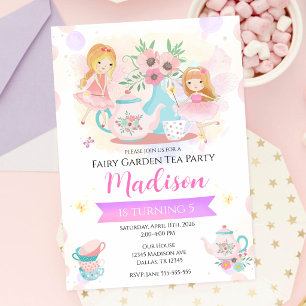 Märchenhafte Teeparty Verzauberter Garten Magische Einladung