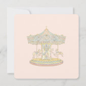 Märchenhafte Vintage Freizeitanlage Park Geburtsta Einladung (Rückseite)