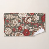 Märchenhafte Weihnachtsdekorationen, Blume Badhandtuch Set (Handtuch)