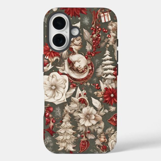 Märchenhafte Weihnachtsdekorationen, Blume Case-Mate iPhone Hülle (Rückseite)