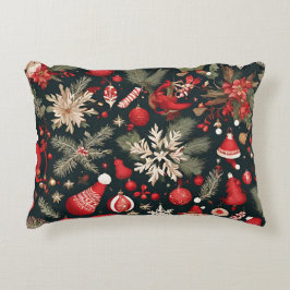 Märchenhafte Weihnachtsdekorationen, Blume Dekokissen