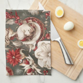 Märchenhafte Weihnachtsdekorationen, Blume Geschirrtuch (Viertel Falte)