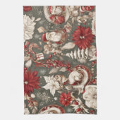 Märchenhafte Weihnachtsdekorationen, Blume Geschirrtuch (Vertikal)