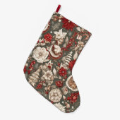 Märchenhafte Weihnachtsdekorationen, Blume Großer Weihnachtsstrumpf (Vorderansicht (hängend))