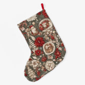 Märchenhafte Weihnachtsdekorationen, Blume Großer Weihnachtsstrumpf (Rückseite (Hängend))