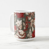 Märchenhafte Weihnachtsdekorationen, Blume Kaffeetasse (Vorderseite Links)