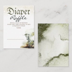 Märchenhafte Windeln Kinderspielkarten Begleitkarte