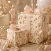 Märchenhafter Feengarten mit Schmetterlingen Geschenkpapier Set