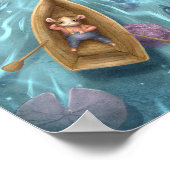 Märchenhafter Fluss Storybook Kinderposter Poster (Ecke)