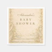Märchenhafter Garten Baby Shower Serviette (Vorderseite)