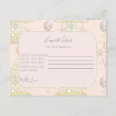 Märchenhafter Vintager Vergnügungspark Begleitkarte (Vorderseite)