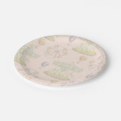 Märchenhafter Vintager Vergnügungspark Pappteller (Schrägansicht)