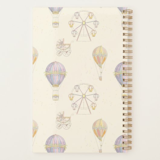 "Märchenhafter Vintager Vergnügungspark" Planer (Rückseite)