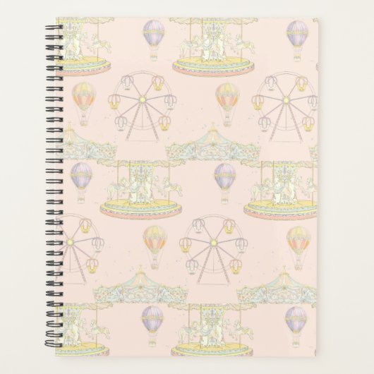 "Märchenhafter Vintager Vergnügungspark" Planer (Vorderseite)