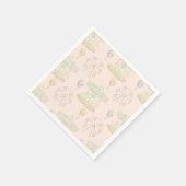 Märchenhafter Vintager Vergnügungspark Serviette (Ecke)