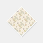 Märchenhafter Vintager Vergnügungspark Serviette (Ecke)