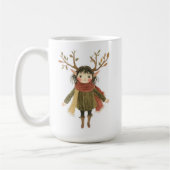 Märchenhafter Waldfee Mädchen Becher Kaffeetasse (Links)