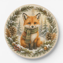 Märchenhafter Winterfuchs im schneebedeckten immer