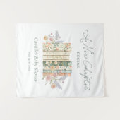 Märchenhaftes Baby Shower - Willkommen in einem ne Wandteppich (Vorderseite (Horizontal))