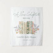 Märchenhaftes Baby Shower - Willkommen in einem ne Wandteppich (Vorderseite)