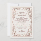 Märchenhaftes Dankeschön Studium - Hochzeitstitel (Vorderseite)