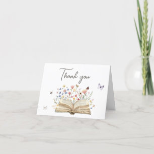 Märchenhaftes neues Kapitel beginnt Baby Shower Dankeskarte
