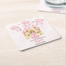 Märchenhaftes Rosa Schloss Prinzessin Geburtstag f