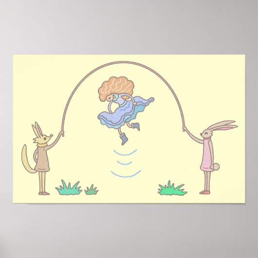 Märchenhaftes Springseil. Poster (Vorne)