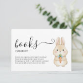 MÄRCHENHASEN-GEMÜSEKORB-BÜCHER FÜR BABY BEGLEITKARTE (Stehend Vorderseite)