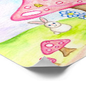 Märchenhaus-Kunstposter Poster (Ecke)