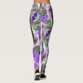 Märchenherzen Lila Leggings (Rückseite)