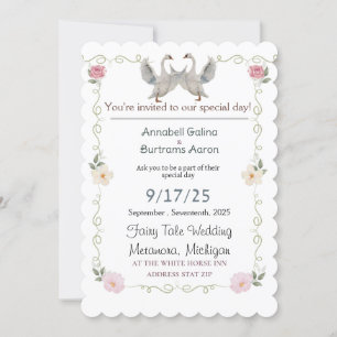 Märchenhochzeit Einladung
