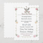 Märchenhochzeit Einladung (Vorne/Hinten)