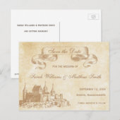 Märchenhochzeit - Rettet das Datum Postkarte (Vorne/Hinten)