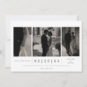 Märchenhochzeit Save The Date Foto Karte. (Vorderseite)