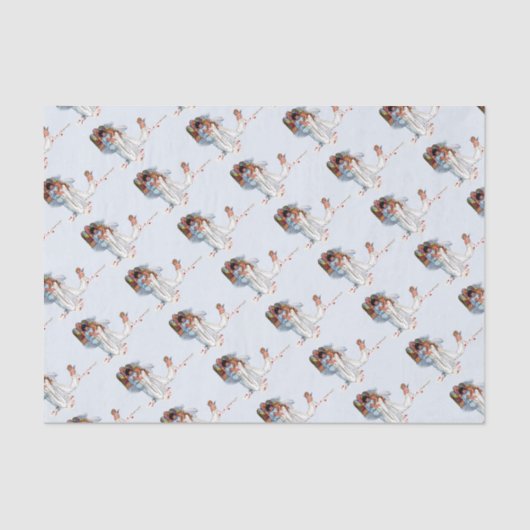 Märchenhochzeit Seidenpapier (Vorderseite)