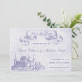 Märchenhochzeit - Termin vormerken Save The Date (Stehend Vorderseite)