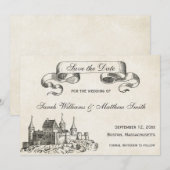 Märchenhochzeit - Termin vormerken Save The Date (Vorne/Hinten)