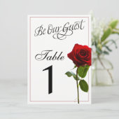 Märchenhochzeit-Tischkarten Einladung (Stehend Vorderseite)
