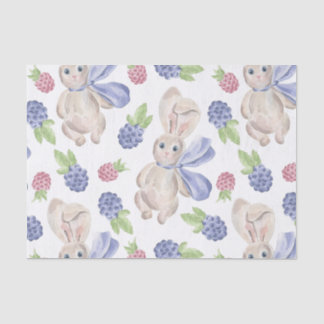 Märchenhof Bunny Rabbit mit Florals Muster Seidenpapier