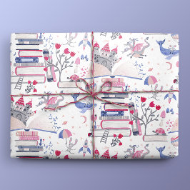 Märchenhof Pop Burgen von Bellinzona Geschenkpapier