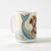 Märchenhunde-Aquarellkinder Kaffeetasse (Vorderseite Links)