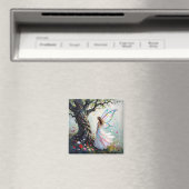 Märcheninspirierte Fee und fantastischer Baum Magnet (In Situ (Geschirrspüler))