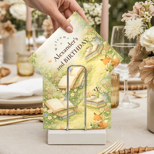 Märchenkapitel Zwei Geburtstag Serviette