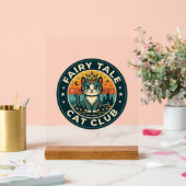 Märchenkatze Süße Kitty Design - Märchenkatze Acrylschild (Hochzeit)
